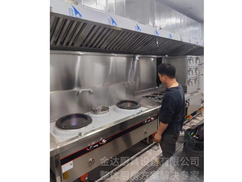 燃气双头单温小炒炉