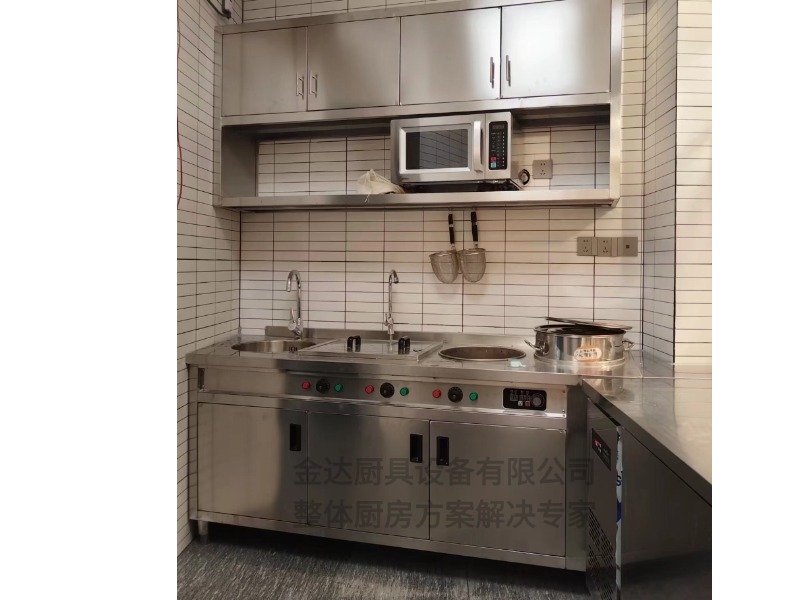 电热煮面炉连工作柜-1